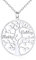 Custom4U Collier 2 Prénoms Gravé Arbre de Vie Pendentif 2 Noms d'arbre Généalogique à Graver Acier Inoxydable Bijoux Famille