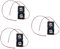 Uonlytech 3sets 4010 24v Cooling Fan for 3d Printer Air Blower Hydraulic Bearing Efficient Heat Dissipation 2pcs*3
