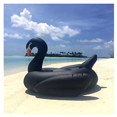Bleiben Sie über Wasser mit einem Schwimmring Luftmatratzen Erwachsene Strand Schwimmbad Schwimmende ReiheA Schwarz