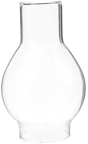 HOLIDYOYO Chimenea De Cristal para Velas Elegante Candelabro Decorativo Pantallas para Velas para El Hogar Candelabro