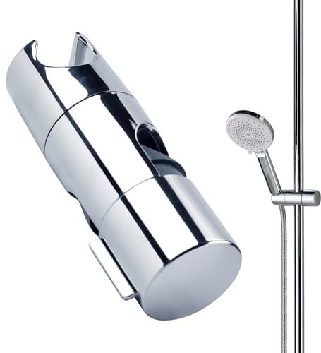 GGTTNRT Shower Head Holder, Universal Shower Holder Bracket, for 18-25Mm Slide Rod, Adjustable Shower Head Holder Replacement