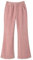 Rolanko Pantalon Évasé pour Filles, Taille Élastique Velours Côtelé Brillant Pattes D'éléphant avec Perles Pantalon de Jogging Chaud pour Enfants avec Poches, Rose, Taille: 10-11 Ans/ 150