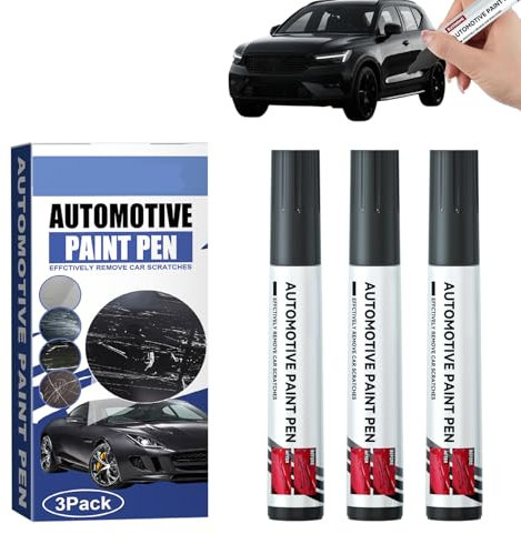 Ninnyi 3PCS Black Touch Up Paint Pen for Cars, Car Scratch Repair Pen