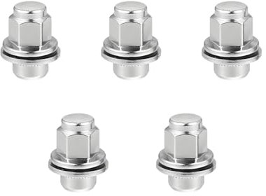 Lcyen 5Pcs Wheel Nuts Set for Jaguar XF XE X-Type F-TYPE S-TYPE XJ X350 X351 X358 XK XKR M12 x 1.5 Locking Wheel Lug Nuts