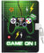 WERNNSAI Game Kids Diary for Boys - Luminous Hardcover Journal Notebook for Kids Gift School Private Diary Hardcover A5 Lined Memos Writing Drawing Notepad with Lock and Keys