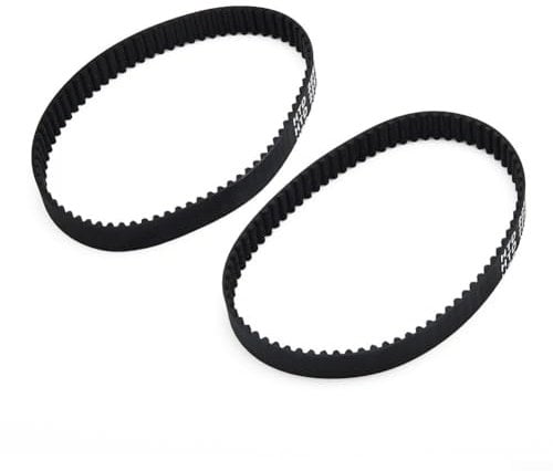 2 Pcs Planer Drive Belts for Bosch Loop Drive Belt Compatible for PBS 75 for PBS 75 E Rubber Toothed Drive Belts