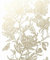 WPE® Crown Luxury Mayfair Kew Floral Metallic Wallpaper Gold/Cream M1474 – Elegant Floral Design with Gold Accents for Living Room, Bedroom, Hallway
