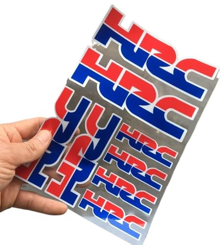 CHENJIAHAO Adesivi Moto Adesivi Riflettenti for Casco, Serbatoio di Moto, Adesivi Stereo for Auto Adatti for Honda HRC CBR CBR1000RR CBR650F CBR600RR CBR500R Adesivo Serbatoio Moto