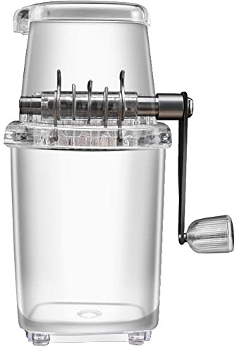 Carlgelrag Ice Crusher Manuelle Ice Crusher Machine1.25L EismüHle Ice-Cube Drinks Chopper,Haushaltsbedarf,Sommerbedarf