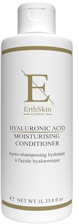 ErthSkin Hyaluronic Acid Moisturising Conditioner, 1L, Silky Cream Formula with Luxury Scent