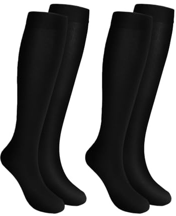 Losvcbcx (2/4/6/7 Pairs Compression Socks for Women & Men 15-20 mmHg is Best Athletic & Medical for Running Flight Travel Nurses