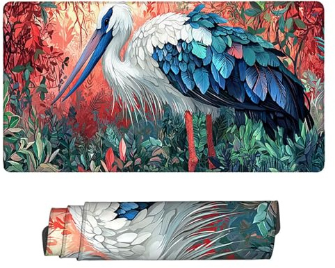 Large Game Tapis de Souris Xianghe avec Base en Caoutchouc Antidérapant Extended XXL Long Clavier Pad de Table Grand Tapis Souris, pour Gamer, Personnel Bureau, Accessoires Gaming 60 x 30 cm k-990