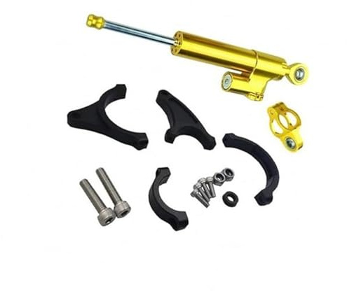 Vexilon Elektro-Skateboard-Teile, Wolf King GT Scooter-Zubehör, for KAABO, Warrior 11 Zoll Lenkungsdämpfung für Roller(Black Gold3)