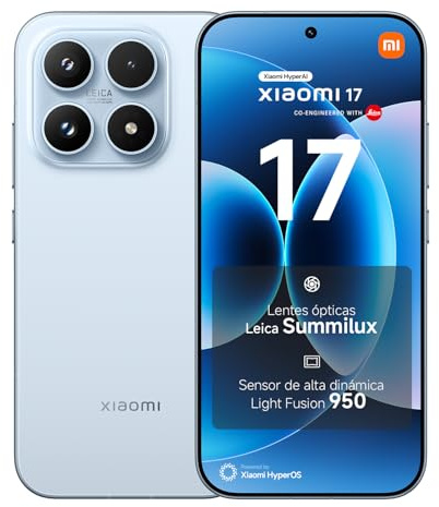 XIAOMI 17, Smartphone 12+256 GB, Optique Leica Summilux, Capteur Light Fusion 950, Batterie 6330mAh (typ), HyperAI, Vert, Garantie 2 Years, Chargeur Non fourni