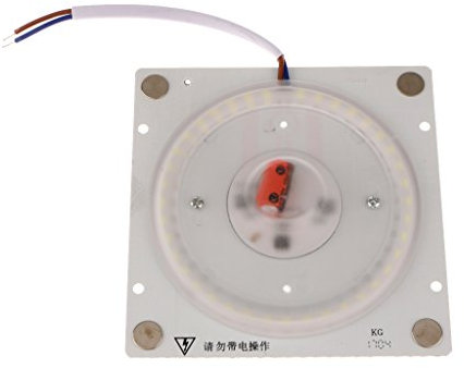 Gazechimp 220V Placa de Lámpara de Techo Blanco LED Magnético con 4 Imanes Iluminación de Tráfico de Paisaje - 24w
