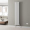 DuraTherm® 1800 x 360mm White Vertical Designer Radiator Single Column Oval Tube Modern Central Heating Panel Bathroom Radiators