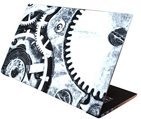 OneWheel / Folie Sticker Aufkleber Skin Schutzfolie für Notebook Laptop (Zahnrad, 15-17 Zoll)