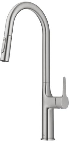 Kraus KPF-3101SFS Oletto Moderno Rubinetto Cucina Singola Maniglia Singola Acciaio Inox Spot Free