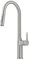 Kraus KPF-3101SFS Oletto - Grifo de cocina moderno de una sola manija, acero inoxidable libre de manchas