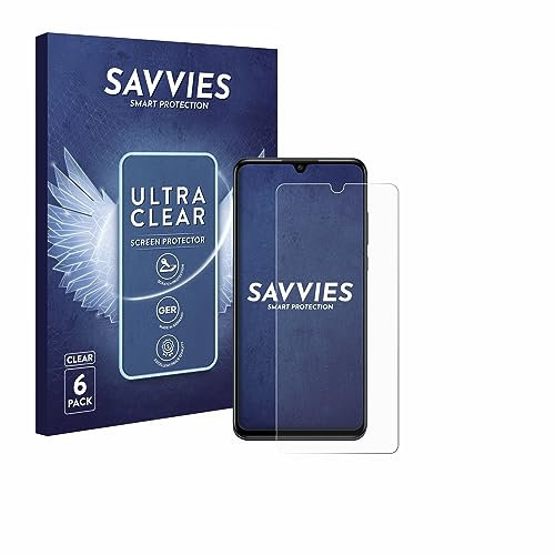 savvies Protector Pantalla para Huawei P30 lite New Edition (6 Unidades) Película Ultra Transparente