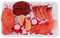 Décorations de Fête d'Horreur d'Halloween Faux Organes Humains Réalistes Faux Visage Morceaux de Cadavre Décoration d'Orgue Sanglante Accessoires d'Halloween pour Party Maison Hantée Vampire Zombi