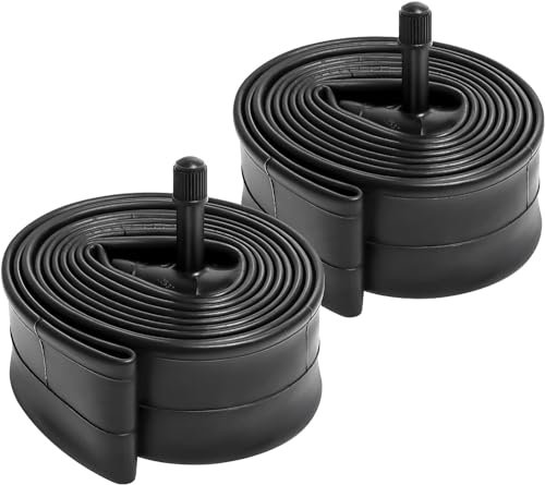 YunSCM 2PCS 38/48-507 Verdickung 24 Zoll Schlauch 24X1.50/1.75/1.90 AV32mm Ventil Kompatibel 24 Zoll Fahrradschlauch/E-Fahrrad/Mountainbike 24x1.50 24x1.75 24x1.90