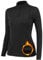 TERODACO Thermounterwäsche Damen Extra Warm Half Zip Thermo Skiunterwäsche Damen Oberteile Innenfleece Schnelltrocknend Funktionsunterwäsche Frauen Gym Sport Ski Unterwäsche 02513 Schwarz M