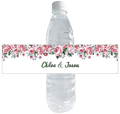 Personal Name Tag,Water Bottle Name Stickers, Personalized Vinyl Sticker,Personalized Label Decal, Custom Name, Lettering Drinks Bottle Sticker, 30pcs Custom Personalized Wedding (Z)