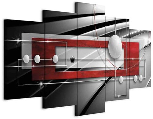 B&D XXL - Akustikbild Akustikbild Abstrakt Kugel, Schallschutz, Wohnzimmer | Verbessert Raumakustik, reduziert Hall, ideal fürs Büro oder Wohnzimmer, hochwertige Verarbeitung, schnelle Montage, stilvoll