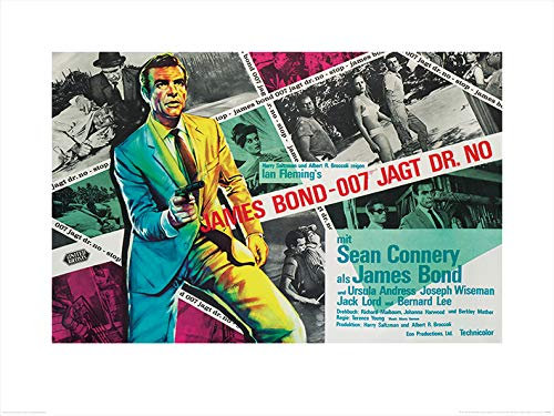 James Bond – Dr. No – Montage – Art PrINT – 60 x 80 cm – AFFICHE/POSTER gerollt