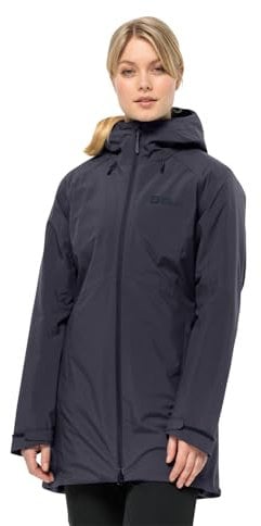 Jack Wolfskin Damen Heidelstein Ins Jkt W Coat, graphite, M EU