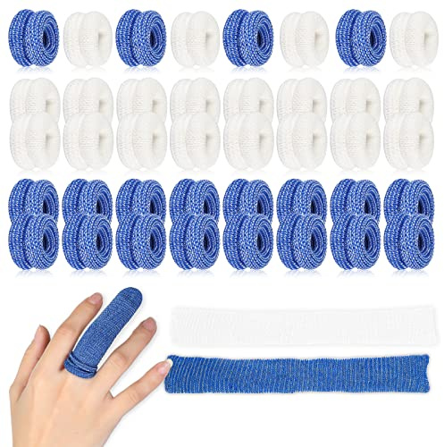 Nuanchu 40 Pcs Finger Bandage Finger Cots Tubular Breathable Bandage