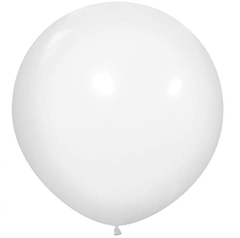 36 Zoll XXL Luftballons Weiß,Großer Helium Ballons,Riesige Luftballons für Geburtstag Feiern, Festivals, Karneval und Hochzeiten(6 Stück)