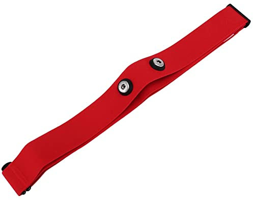 Dasertoe Heart Rate Monitor Chest Strap Replacement Band for Myzone, Red