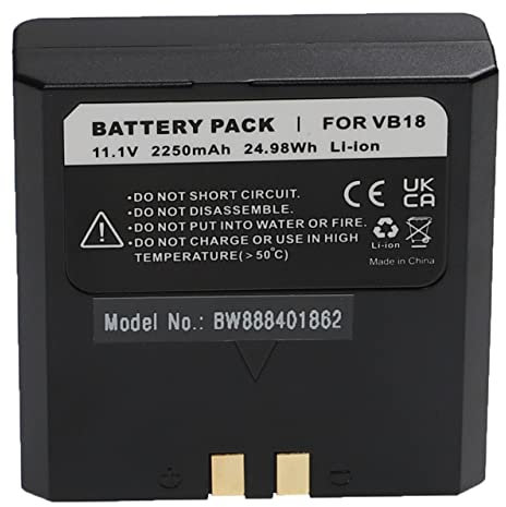 vhbw Akku kompatibel mit Godox Speedlight V850, V860 Blitzgerät, Kamera-Blitz (2250mAh, 11,1V, Li-Ion)
