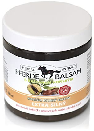 Vivaco | 500ml Pferdebalsam EXTRA STARK mit Kräuterextrakten bei Gelenkschmerzen, Nackenschmerzen, Rückenschmerzen, Muskelkater, Arthrose - Pferdesalbe für Mensch extra stark, Sportgel