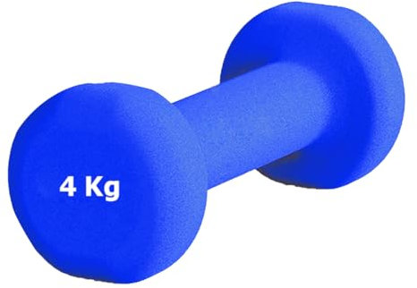 G5 HT SPORT Kurzhanteln oder Hanteln aus Neopren für Fitnessstudio und Home Gym rutschfest von 0,5 bis 6 kg Paar oder einzeln (1 x 4 kg)