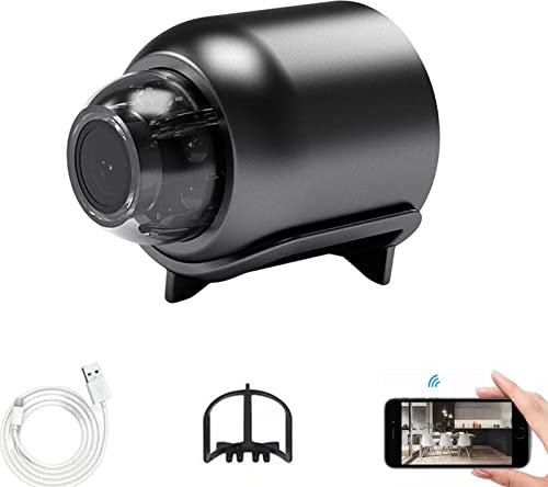 GUNKY Mini Wifi Camera 1080p Hd - Night Vision Included, Mini Wifi Camera 1080p Hd, Remote Monitoring 140° Wide Angle Micro Monitor For Home (Camera(Not Include Tf Card))