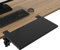 BONTEC Ergonomics Desk Extender Tray, 510mm x 240mm Table Mount Desk Extender Shelf, 90° Foldable Table Extender, Clamp on Computer Arm Rest for Desk, Black