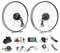 SHIMOST 26 Zoll E-Bike Umbausatz Conversion Kit 36V250W Frontmotor für Vorderrad mit Scheinwerfer, Controller, LCD, PAS Sensor, Daumengas