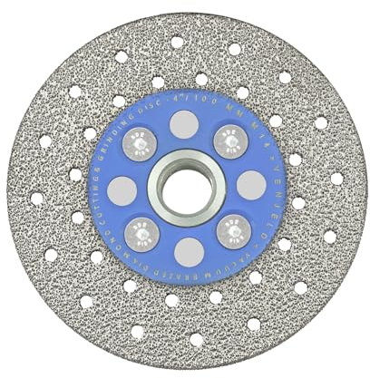 Diamant Trennscheibe 100mm Fliesenscheibe Vakuumgelötetes Schärfen Sägeblatt für Granit Porzellan Fliesen Stein Marmor Beton mit M14 Thema VENJELD