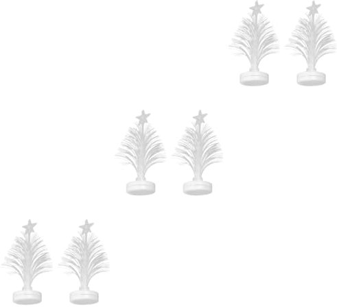 3 Juegos De Luces Led De Fibra Óptica Para Árbol De Navidad Luces Nocturnas De Decoración De Escritorio Varios Tipos Decoración Del Hogar 2 Unidades X 3