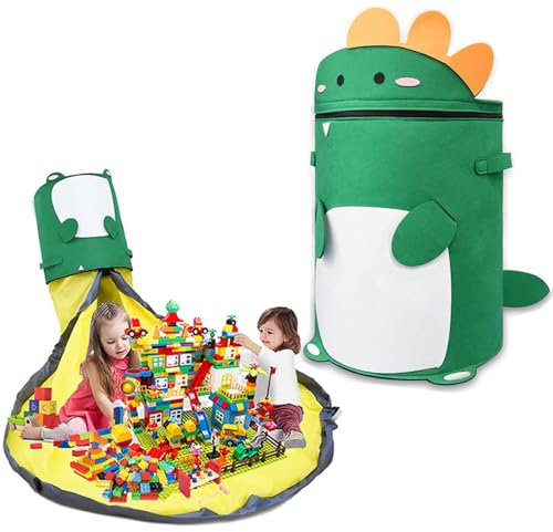 Aufbewahrungstasche für Spielzeug,Spielzeug Aufbewahrung Sack,Aufbewahrung Sack für Spielzeug,Spieldecke Aufräumsack,Spielzeug Aufbewahrung Korb mit Deckel,Kinder Aufräumsack