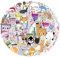 VIVIIHOO 100 x Bubble Tea Aufkleber Set - Süße Cartoon Tieraufkleber für Alben, Notizbücher & Scrapbooks - Wasserdicht & selbstklebend - Ideal für Laptop, Fahrrad, Koffer & Co.