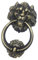 KXJSYL Tool Antik Bronze Löwenkopf Griff Türklopfer Holztürknöpfe Klopfen Rotbronze Möbel Wohnkultur Hardware Türklopfer (Color : Bronze)