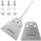 FASTORS SDS Plus Floor Scraper Kit,Thinset & Vinyl Siding Removal Tool,Heavy Duty 5 Inch x 11 Inch SDS Plus Chisel Bits for Rotary Hammer Drill, Flooring Adhesive Scraper Tool with Replacement Baldes