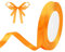 Geschenkband Orange 10mm x 23m Satinband Orange Schleifenband Geschenkband Satinbänder für Geschenkverpackungen, Basteln, DIY, Nähen, Brautparty-Dekoration, Christbaumschmuck