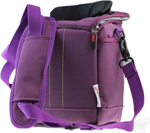 Navitech Purple Carrying Case and Travel Bag Compatible with Meer YG300 Mini Projector