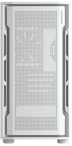 Cougar Uniface Mini Micro, ATX-Gehäuse, USB 3.0, Seitenwand aus gehärtetem Glas, überlegener Luftstrom, 240mm Wasserkühlung, vorinstallierter Lüfter, erweiterte Verwaltung