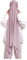 Lina & Lily Chiffon Instant Hijab mit Jersey Unterkappe, Damen Kopftuch Set mit Bindeband (Staubrosa)